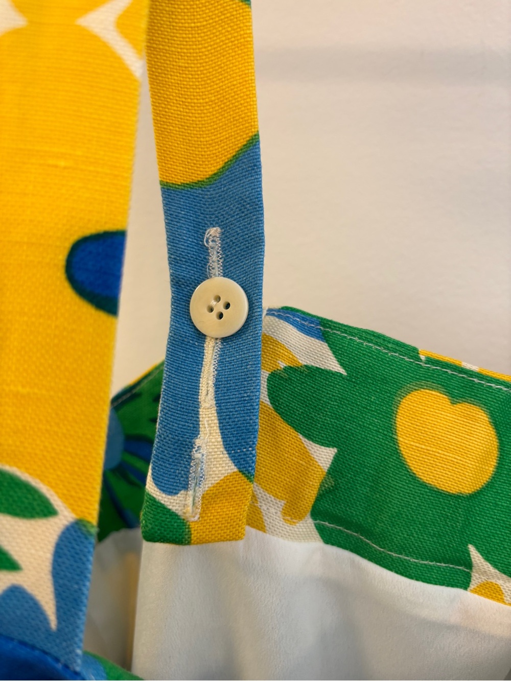 J. Crew Green, Blue & Yellow Floral Dress - Picture 5 of 6